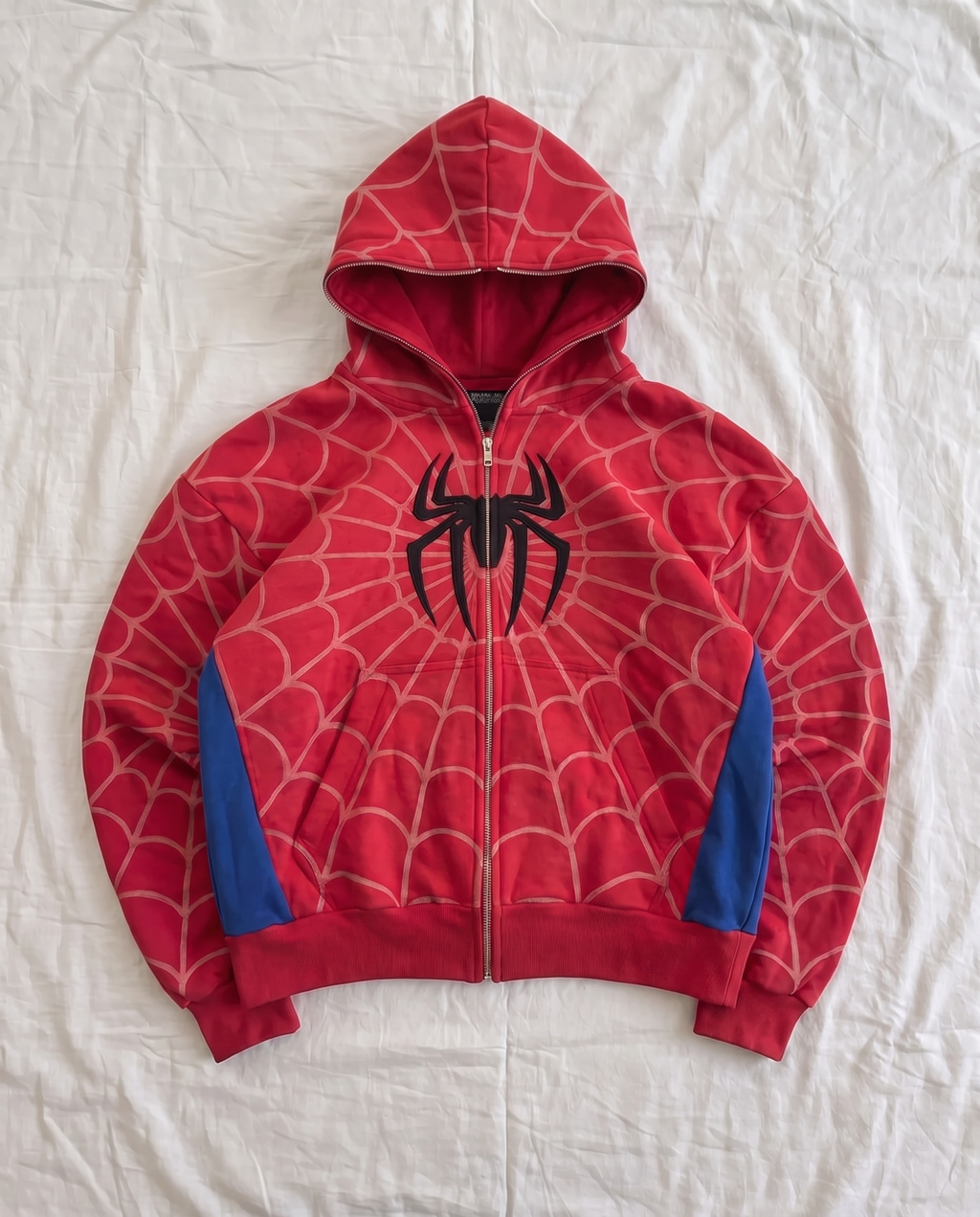 Sweat à Capuche Zippé - Toile d’Araignée