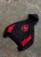 American Spider Pattern Embroidery Zip Up Hoodie Y2K Mens Womens Gothic Harajuku Jacket Fashion Hoodie Sweatshirt Casual Clothes